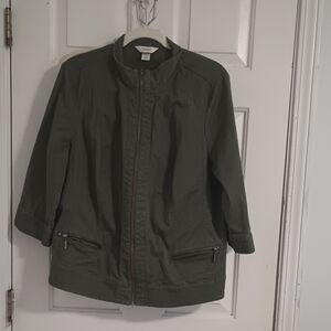 CJ Banks Quarter Sleeve Casual Jacket Size 1X